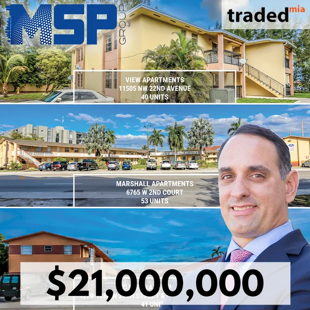 Multiple Buyers Acquire Hialeah Miami Multifamily Portfolio From Cristobal Gil For $21M