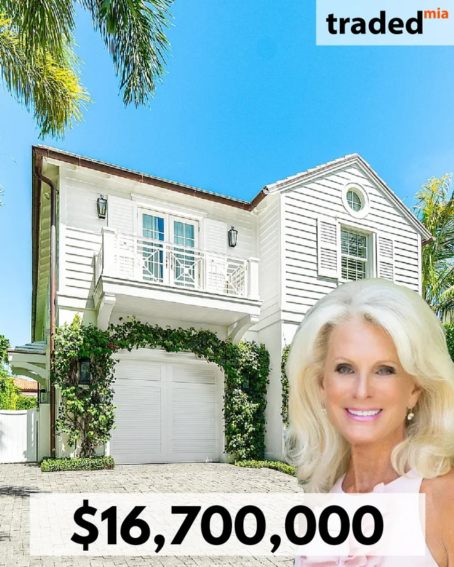Victor And Julia Tolkan Purchase Single Family Home In Palm Beach For $16.7M With Brokers Dana E. Landry And Michelle Newman