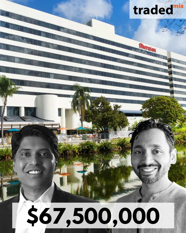 Atit Jariwala Of Bridgeton Holdings Acquires Sheraton Miami Airport Hotel From Naveen Kakarla For $67.5M