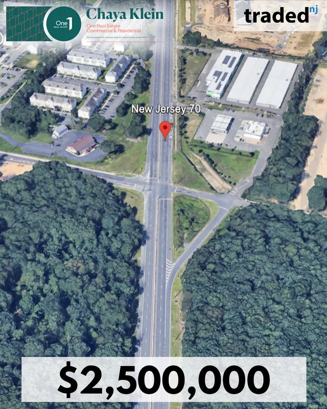 Jacob Fine Purchases Development Site On New Jersey Highway 70 From Chuck Ferguson For $2.5M
