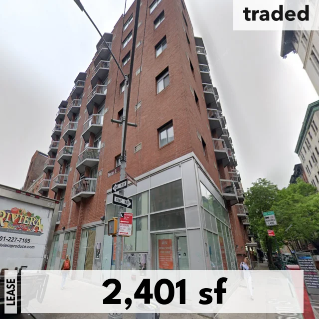Moge Tee Leases 2401 SF Mixed-Use Space At 156 Bleecker St, New York