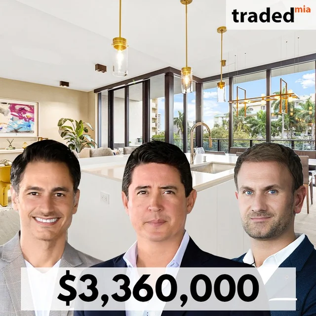 Compass Acquires Coconut Grove Condo For $3.36M With Buyer's Rep Ivan Chorney & Seller's Rep Patrick Vysata