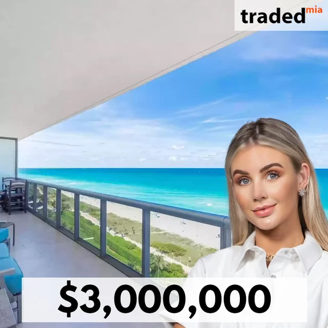 Meda Calina Sells Miami Beach Condo On Collins Ave For $3M Via Alyssa Morgan - Sotheby's Intl Realty &amp; Valentina Georgecsu - Miami Vip Realty