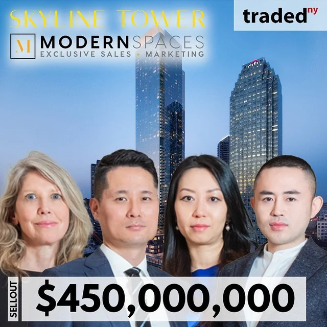 $450M Condo Sellout At Skyline Tower LIC: 347 Units Sold At $1,642 PPSF