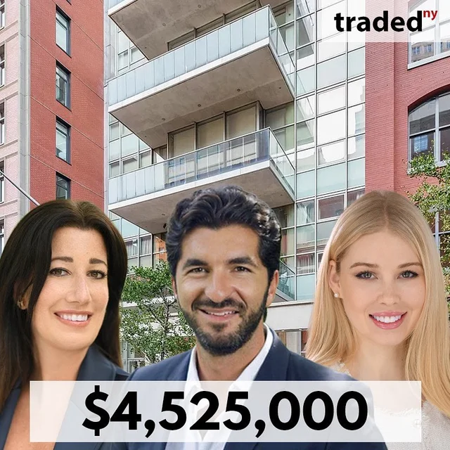Rick Nass Sells TriBeCa Residential Condo For $4.5M With Buyer's Rep Sarah Williams & Seller's Rep Societe Real Estate