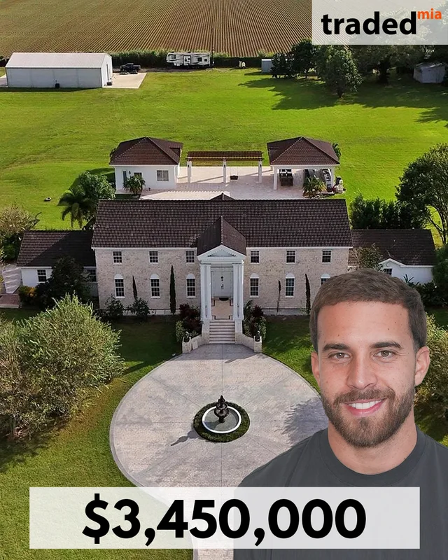 Alex Gonzalez Purchases Single Family Home In Miami From Gerardo M. Guarch Jr For $3.45M
