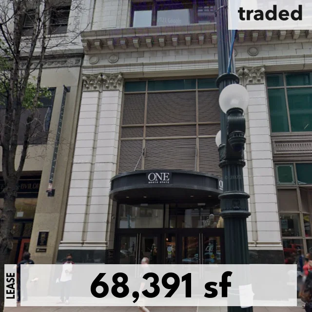 Showpad Leases 68391 Square Feet At 1 N State St Chicago With Tenant's Rep James G. Stein