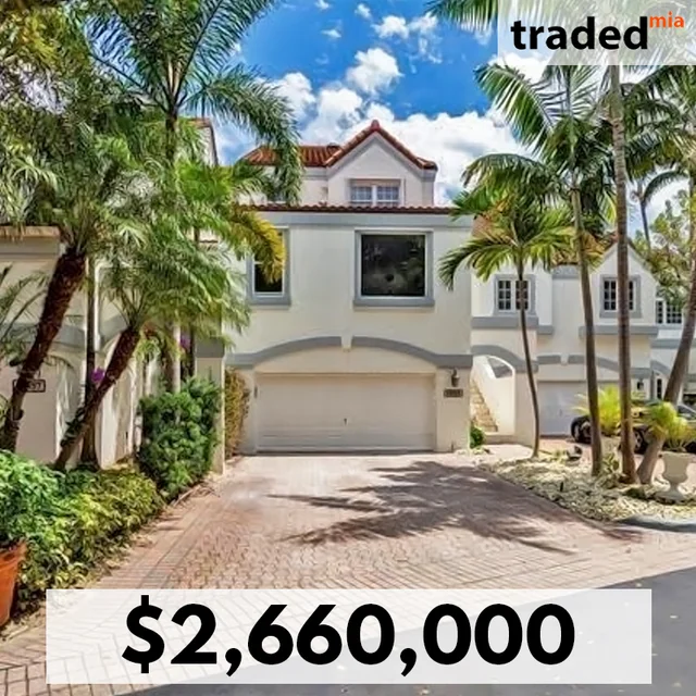 Blake Groll & Laurent Groll Acquire Miami, FL Townhouse For $2.66M