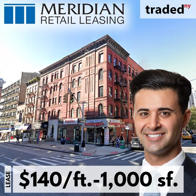 Meridian Retail Leasing Facilitates Retail Lease For 1443 York Avenue In Manhattan Market