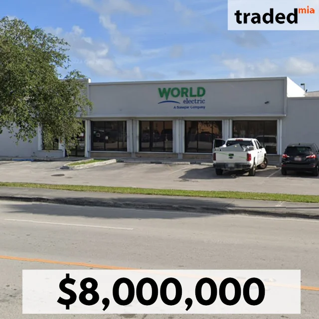 Aaron Tiram Acquires Warehouse In Miami, FL From Christopher Savits For $8M