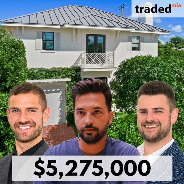 Ken Moreland-Pearce Sells Palm Beach SFR For $5.3M With Ryan Farbstein & Max Farbstein - Douglas Elliman