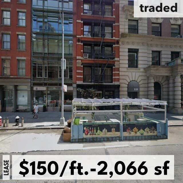 Noted Tribeca Leases Retail Space At 112 Hudson St New York For $150 SF