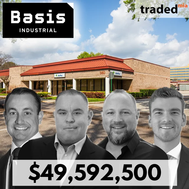 Anthony Scavo & Dan Weinstein Of Basis Industrial Acquire 271,988 SF Industrial Property In Altamonte Springs For $49.6M