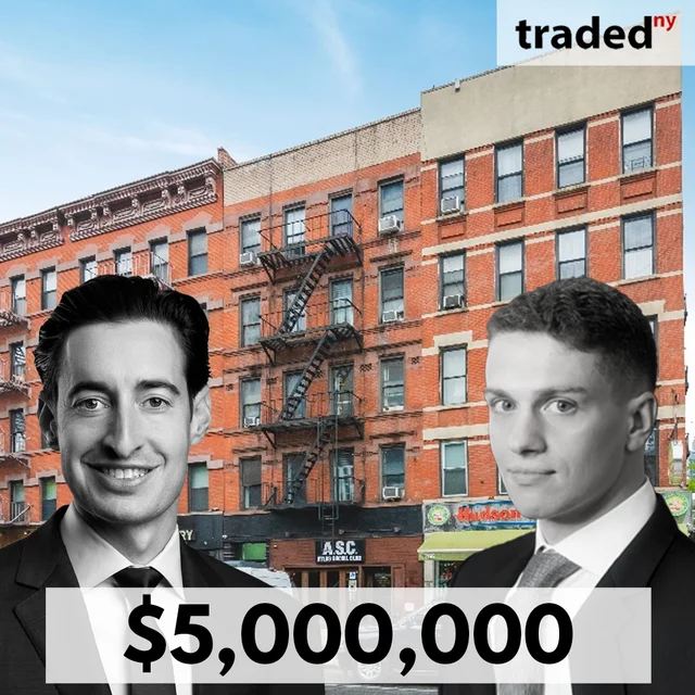 Madison Realty Capital Sells Hell's Kitchen Multifamily For $5 Million With Joseph Koicim & Zan Colin