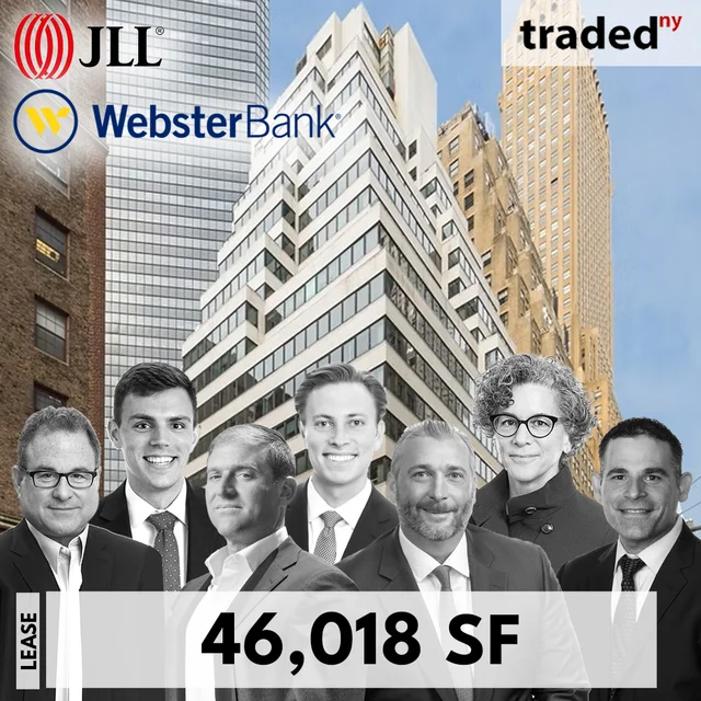 Webster Bank Expands Lease At 360 Lexington Avenue To 46,018 Square Feet In Murray Hill
