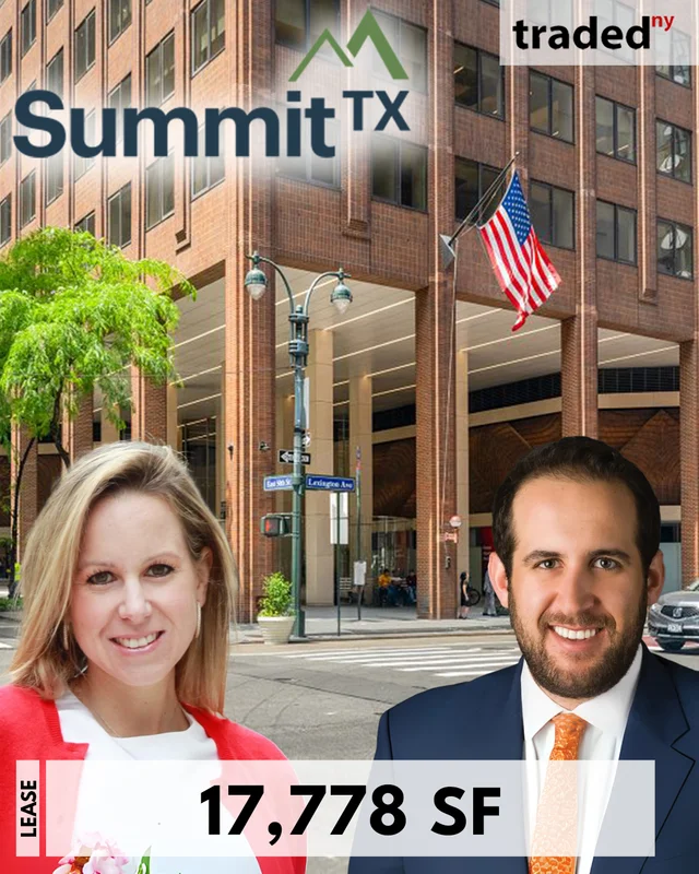 SummitTX Capital Signs 11-Year Lease For 17,778 Square Feet At 560 Lexington Avenue