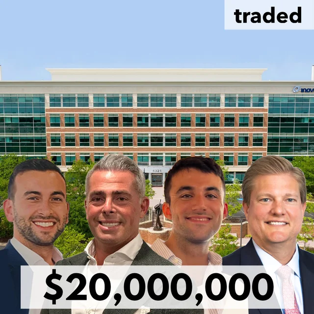 Igal Namdar, Elliot Nassim, Jonathan Abda & Andrew Ebrani Acquire Office In Bowie For $20M