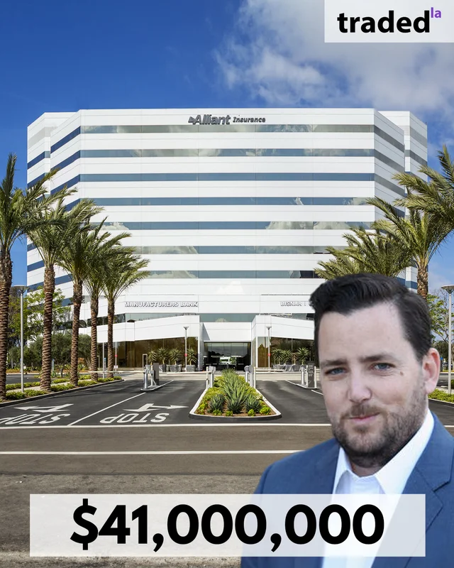 Ryan Parkin Of Cress Capital Acquires Office In Newport Beach From Western Alliance Bank For $41M