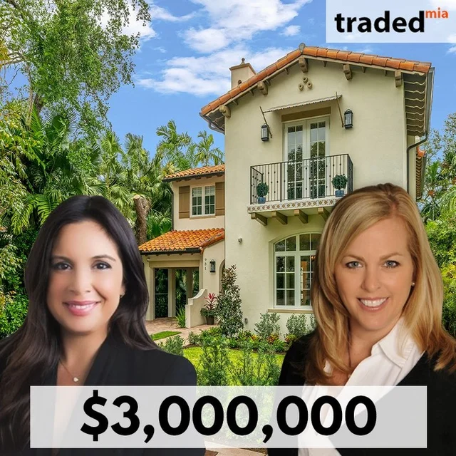 Keith & Linda Print Acquire Coral Gables SFR For $3M With Reps Meg Del Valle & Jennifer Goldstein