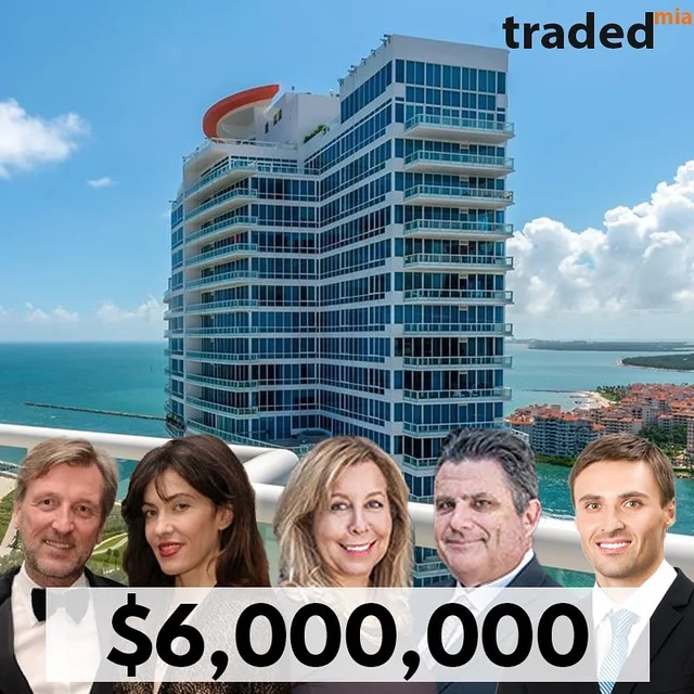 Rene And Patricia Sindlev Acquire Townhouse In Continuum South Beach Miami For $6M