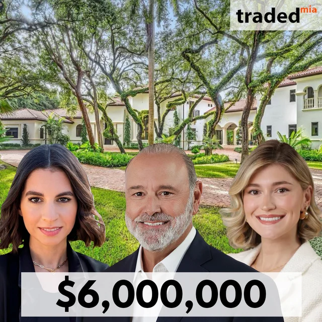 Tom Cabrerizo Acquires Single Family Home In Coral Gables For $6 Million With Raissa Enis As Buyer's Rep
