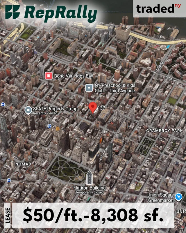 RepRally Signs Five-Year Lease For 8308 Square Feet At 137 East 25th Street Kips Bay