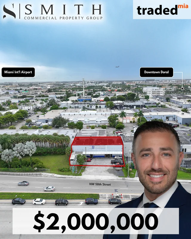 Lazaro Valdes Purchases Industrial Property From Glenn Wilson In Doral For $2 Million
