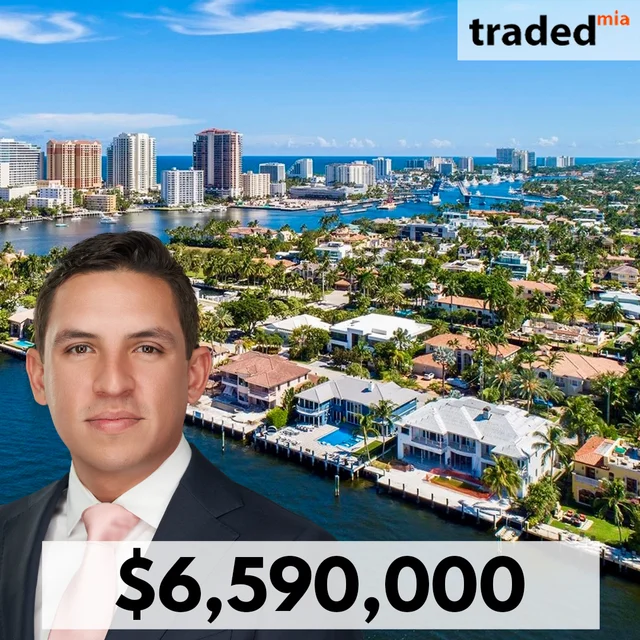 Boris Nicolo Purchases Single Family Home In Fort Lauderdale For $6.59M