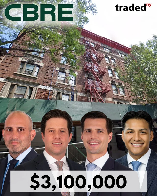 Multifamily Property At 603 West 138th Street Sold For $3,100,000 With CBRE Brokers