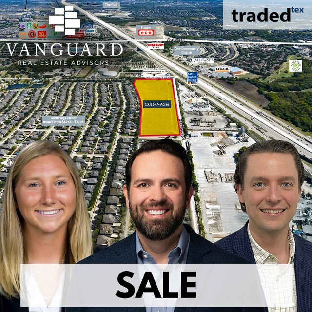 Vanguard Real Estate Advisors Represents Seller In Closing 13.85 Acre Development Site In Frisco
