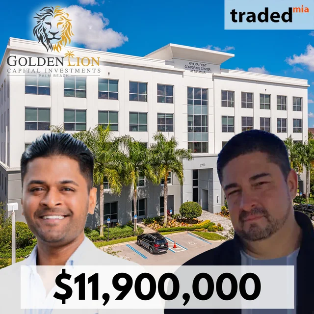 IMC Equity Group Acquires Riviera Point Corporate Center In Miramar For $11.9M