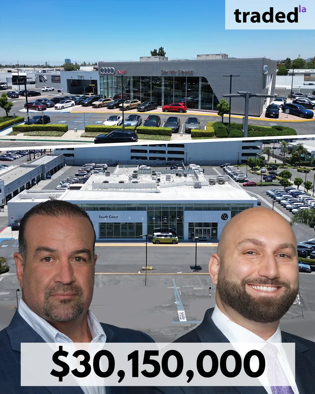 Automotive Properties REIT Acquires Package Deal From BLT Enterprises For $30.15M In Santa Ana