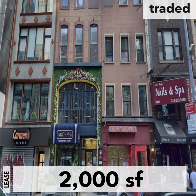 FCA Leases 2000 Square Feet To Tenant Represented By Jedd Nero At 41 W 46th St New York