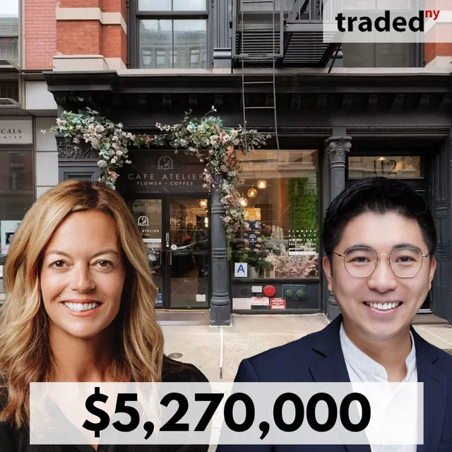Jane McVerry & Jian Chun Zheng Close $5.27M Retail Sale In Tribeca, Manhattan