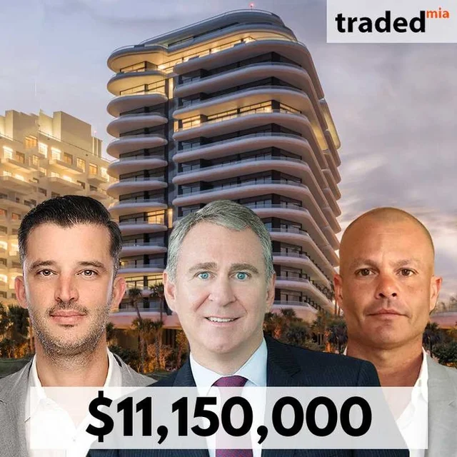 Ken Griffin's Citadel Sells Miami Beach Condo Unit PHB For $11.15M