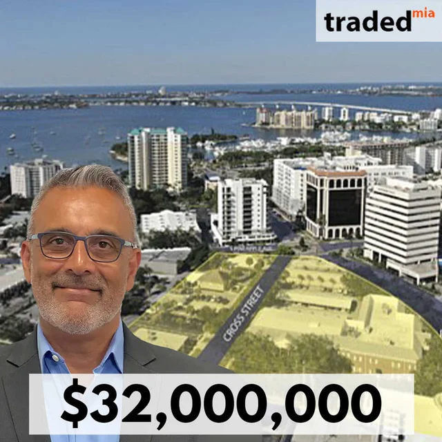 Orange Pineapple LLC Acquires 3.1-Acre Land In Downtown Sarasota For $32M