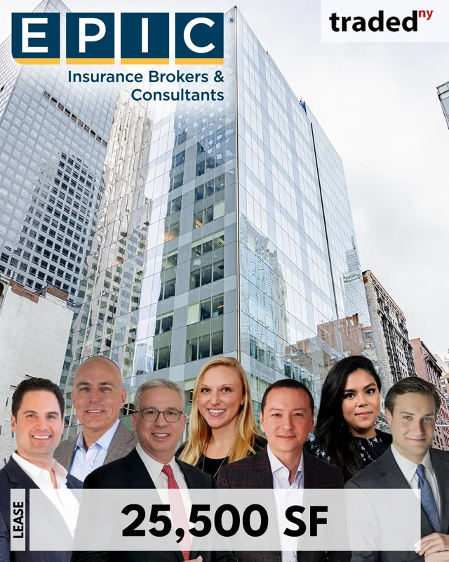 EPIC Insurance Expands Midtown Manhattan Footprint With 25,500 Square Feet Lease At 1140 6th Avenue