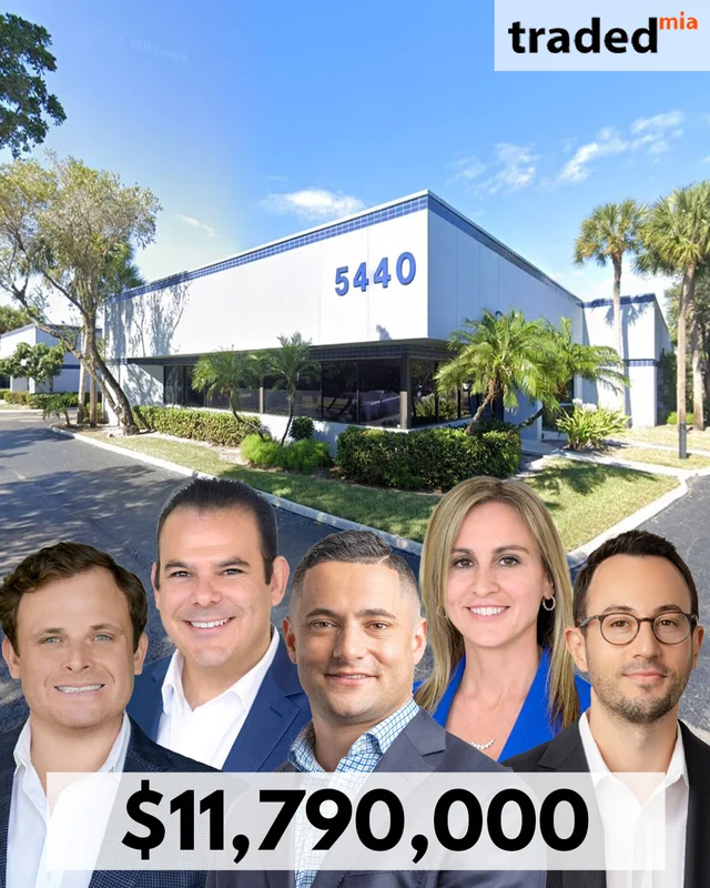 Jonathan Raiffe Wesley Suskind Tina Spano Of Adler Properties Acquire Industrial Asset In Fort Lauderdale For $11.79M
