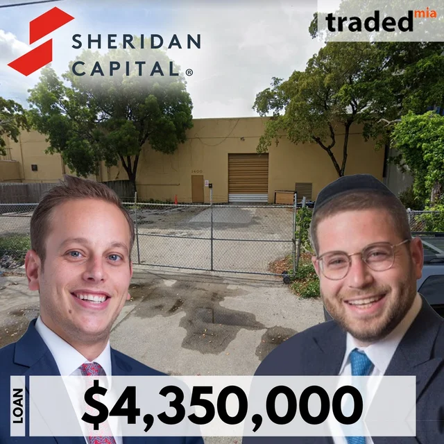 Sheridan Capital Provides $4.35M Bridge Loan For Industrial Property In Pompano Beach