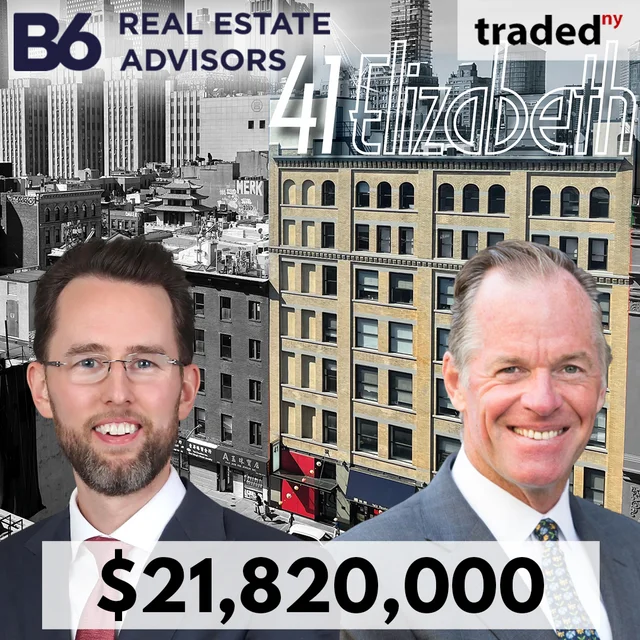 Elizabeth Grand Acquires Office Property At 41 Elizabeth Street In Chinatown For $21.82M