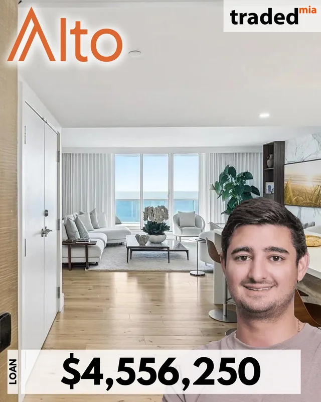 Daniel Benarroch Of Alto Capital Provides $4.56M Bridge Loan For Miami Beach Condo Acquisition