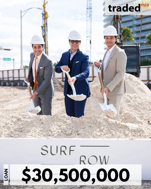 Diego Bonet Alejandro Bonet And Daniel De La Vega Secure $30.5M Loan For Surf Row Condos