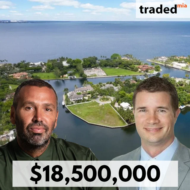 Alex Pirez Of Mocca Group Buys Waterfront Lot In Coral Gables From Francisco R. Unanue For $18.5M