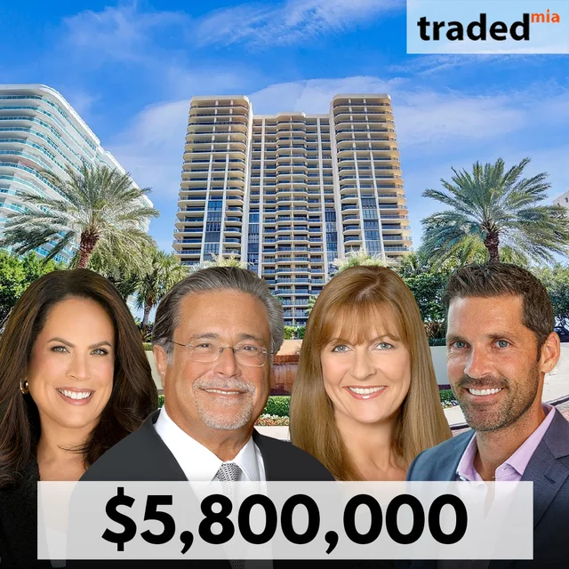 Micky And Madeleine Arison Sell Waterfront Condo In Bal Harbour For $5.8 Million