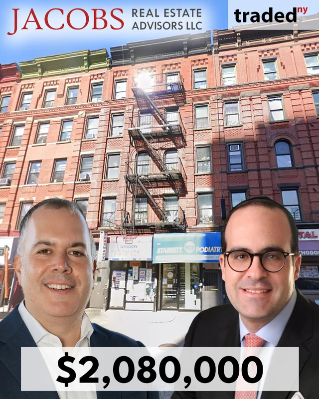 Sholom Jacobs Of Jacobs Real Estate Advisors Sells Bronx Multifamily At 389 East 138th Street For $2.08M