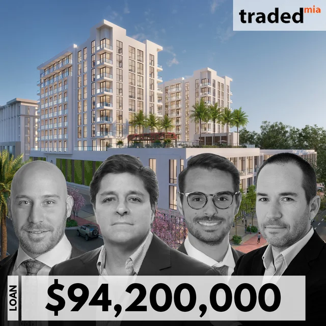 Raimundo Onetto & Ignacio Montes Secure $94.2M Construction Loan For Development Site In Coral Gables