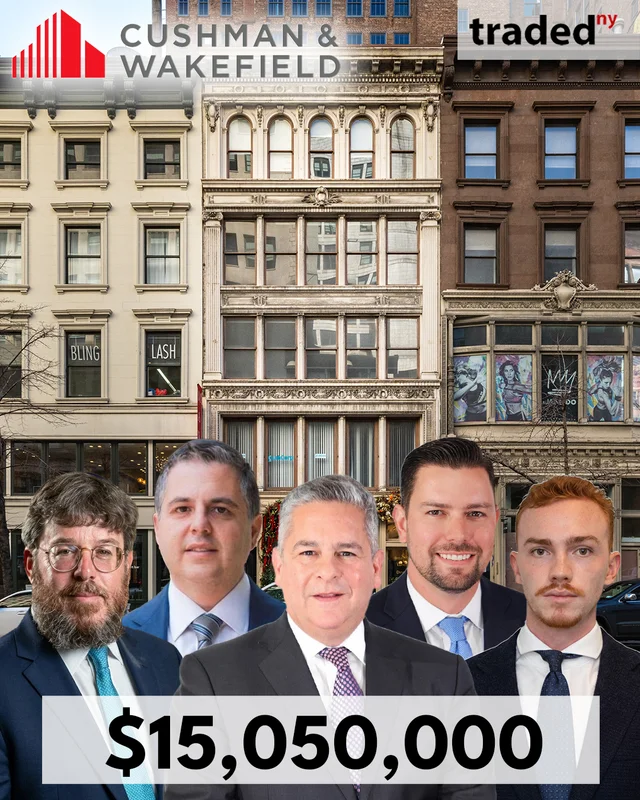 Marc Jacobowitz And Yerachmeal Jacobson Of Bluejay Management Sell Office In Flatiron District For $15.05M