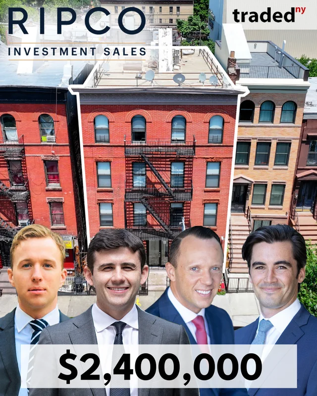 Brooklyn Multifamily Property Sells For $2,400,000 With Seller's Rep Brian Whelan & Team
