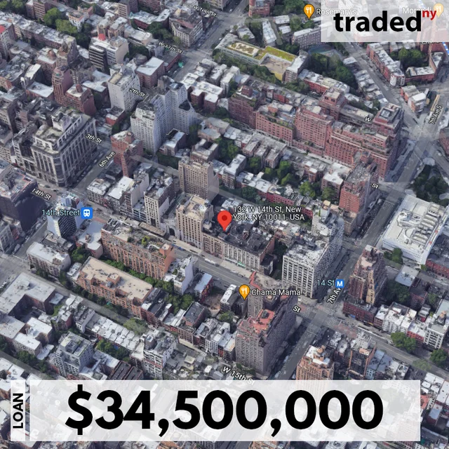Thorofare Capital Provides $34.5M Construction Loan For Office Building At 132 W. 14th St. In Midtown South