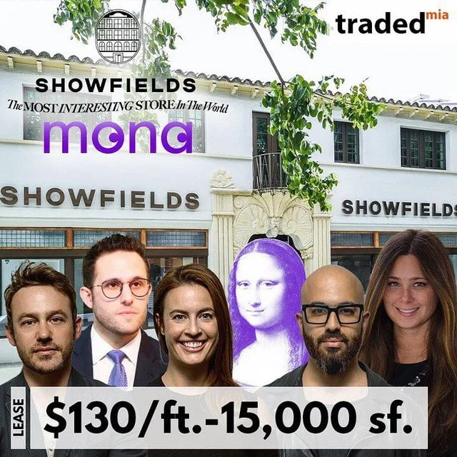 Showfields Leases Retail Space At 530 Lincoln Rd. In South Beach With Reps Brandon Singer & Sara Wolfe